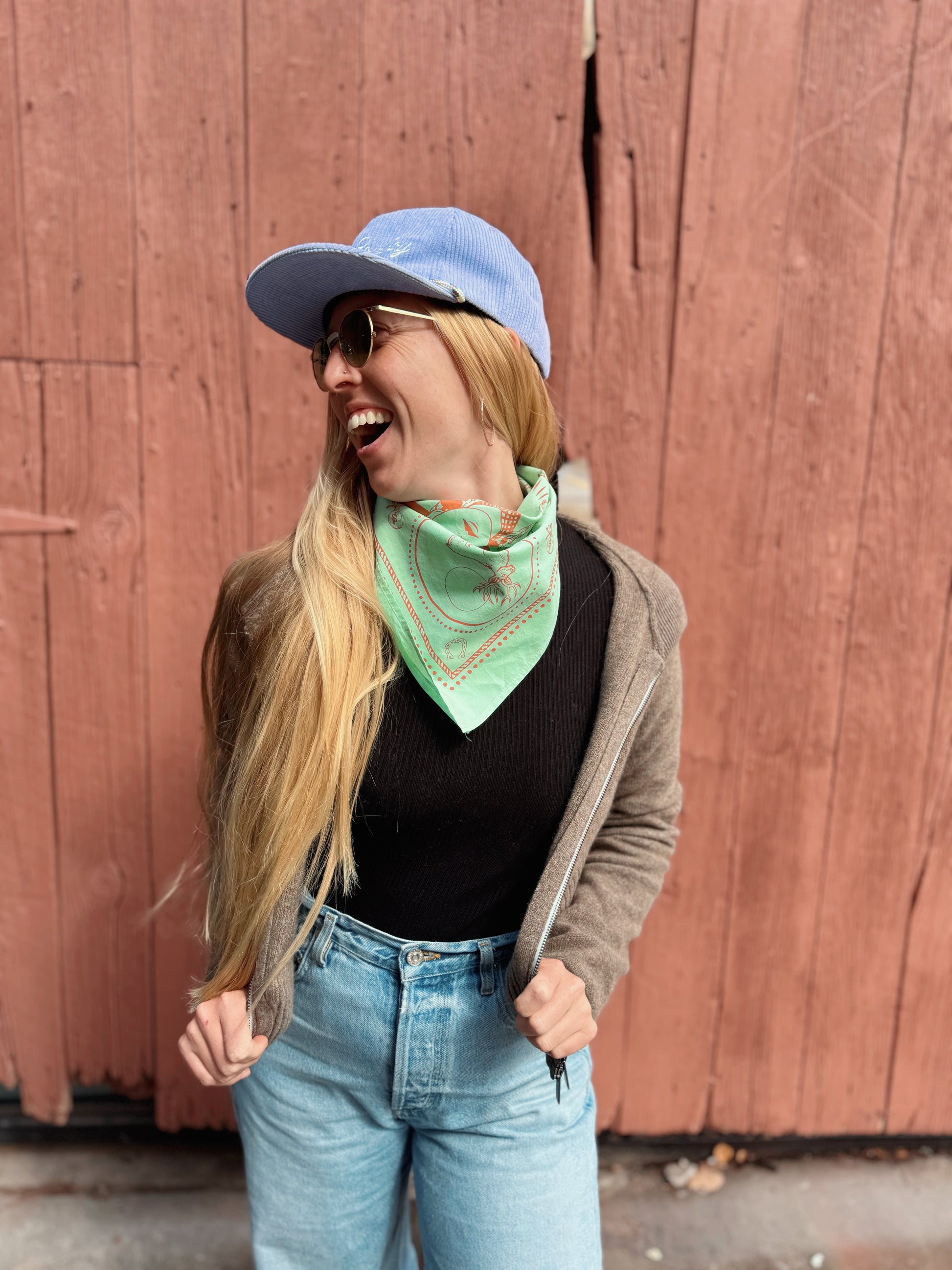 Corduroy Script Gramps Hat Lavender