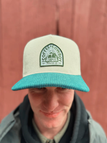 Coffee Cowboy Cord Two Tone Cart Hat