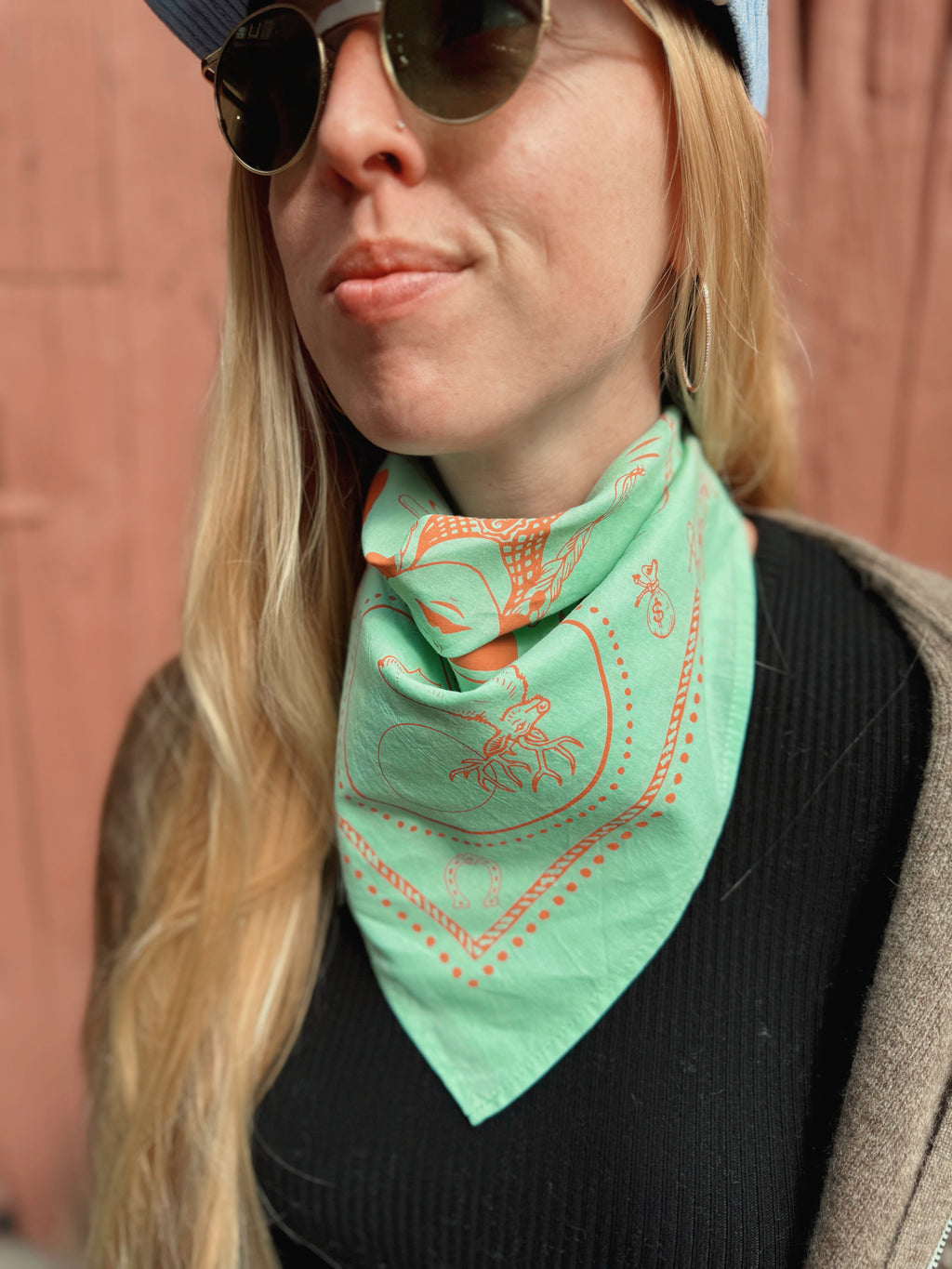 Mint Kissin' Kate Bandana