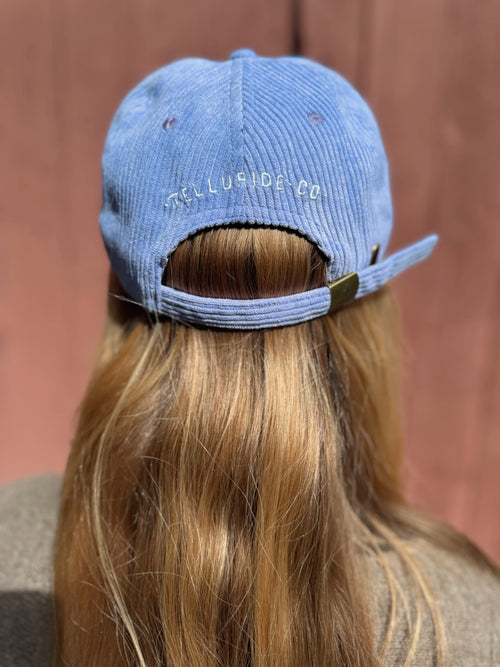 Corduroy Script Gramps Hat Lavender