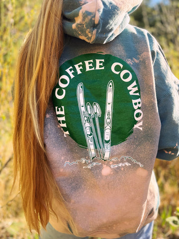 One-of-a-Kind Acid Wash Ski Hoodie