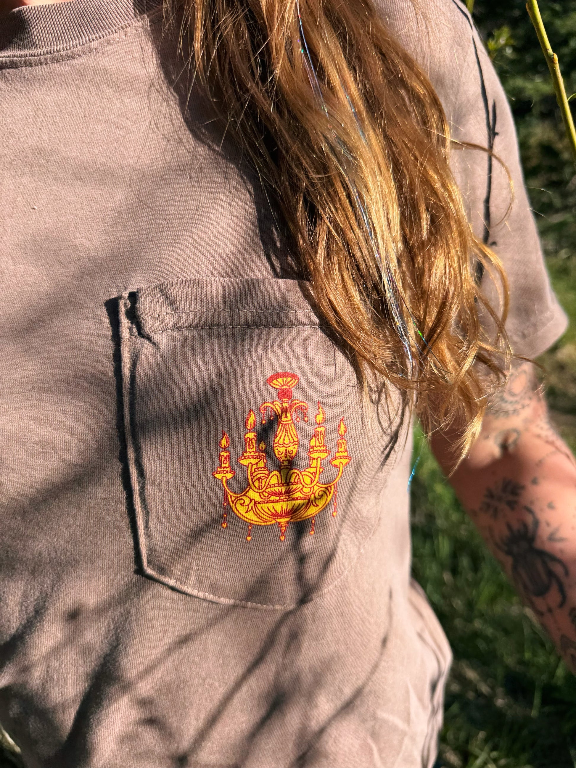 The Chandelier Pocket Tee