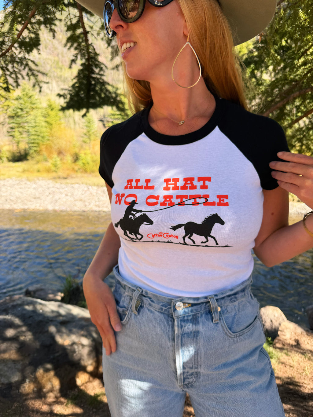 All Hat No Cattle Baby Tee