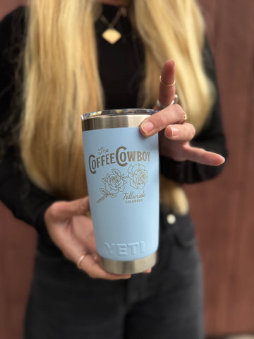 Yeti Cowboy Rambler 20oz Big Sky Blue