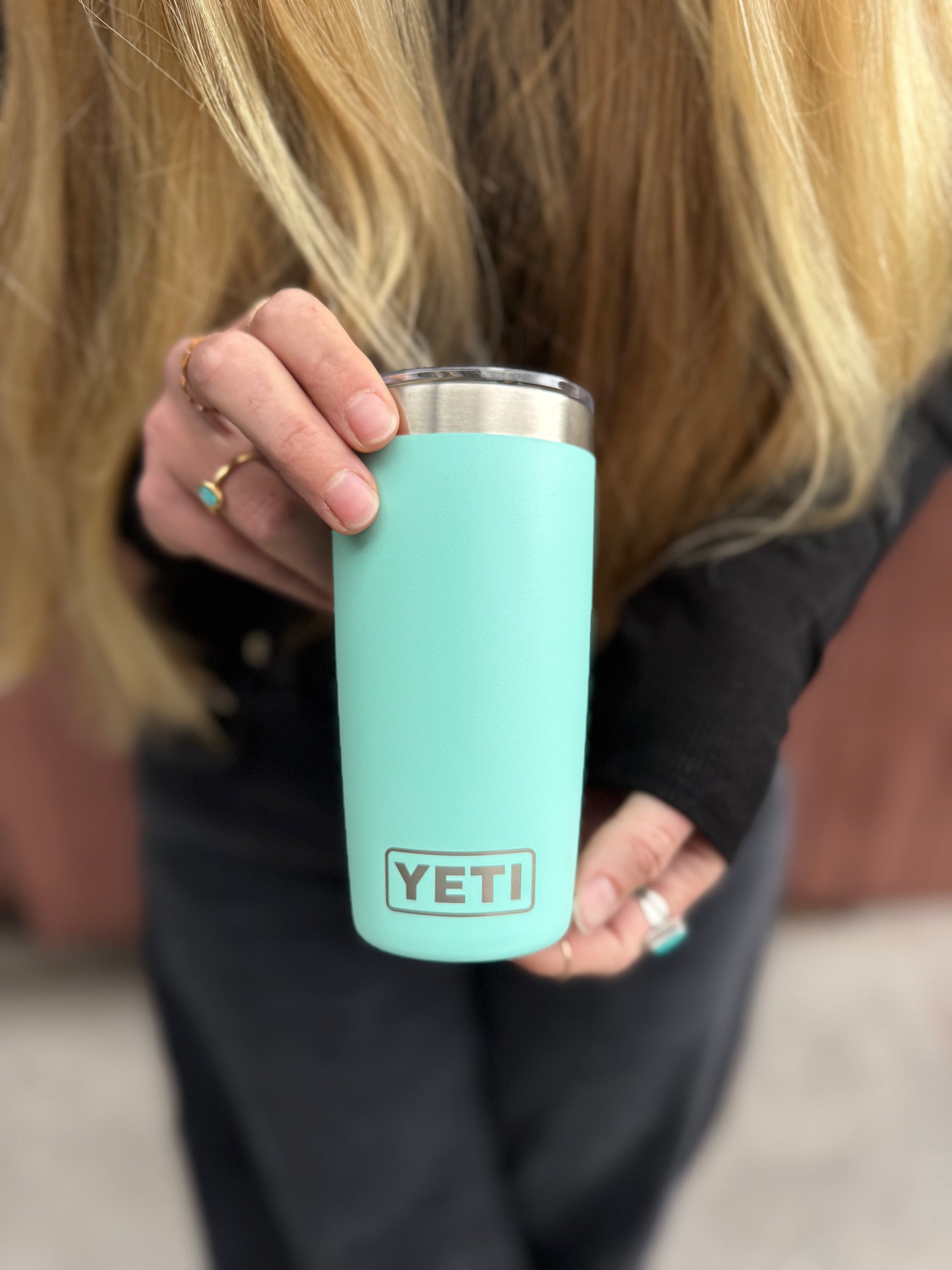 Yeti Cowboy Rambler 10oz Turquoise