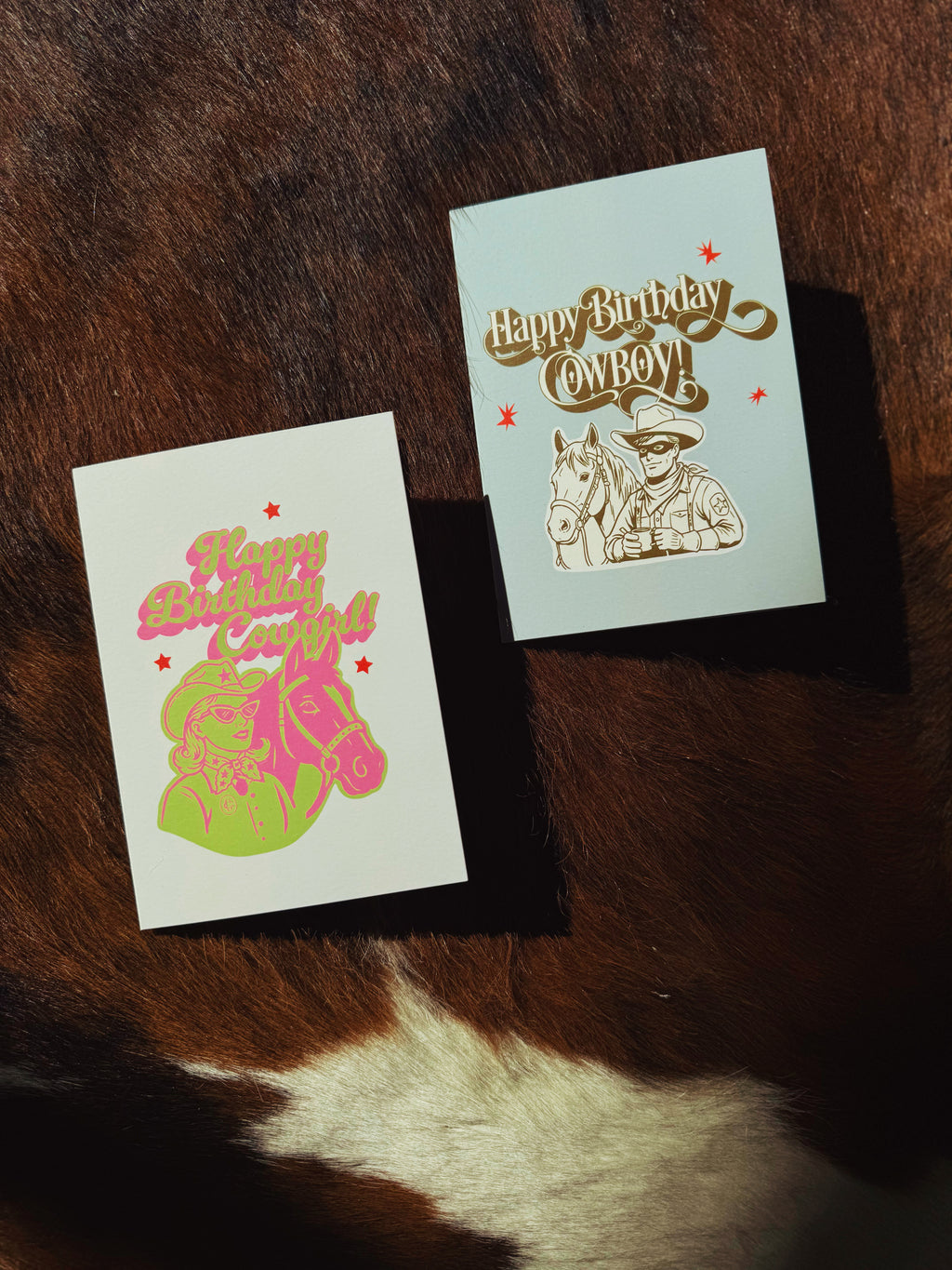 Coffee Cowboy Happy Birthday Card Pack