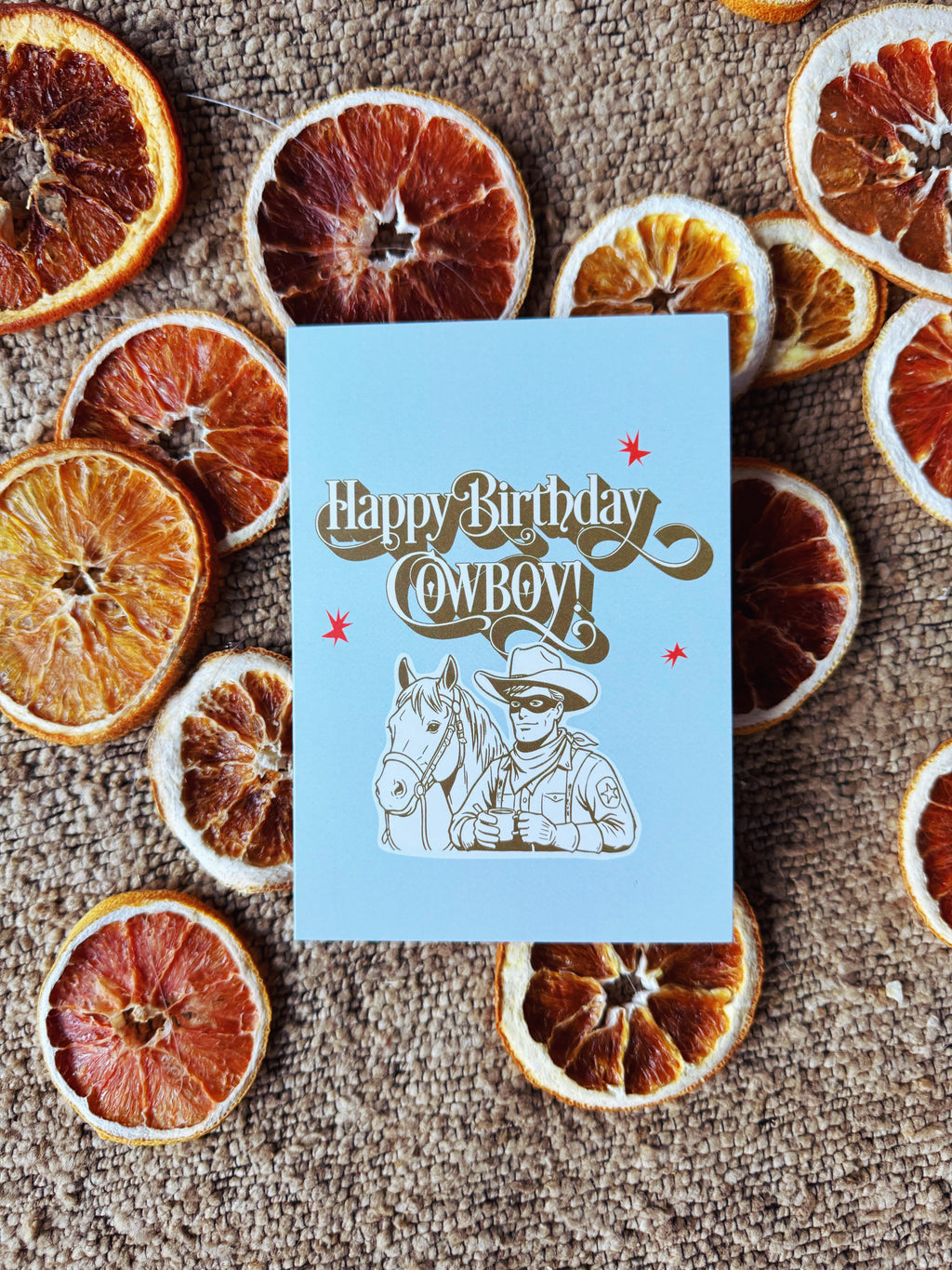 Coffee Cowboy Happy Birthday Card Pack