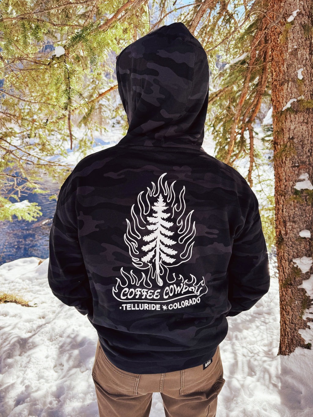 Flaming Tree Hoodie