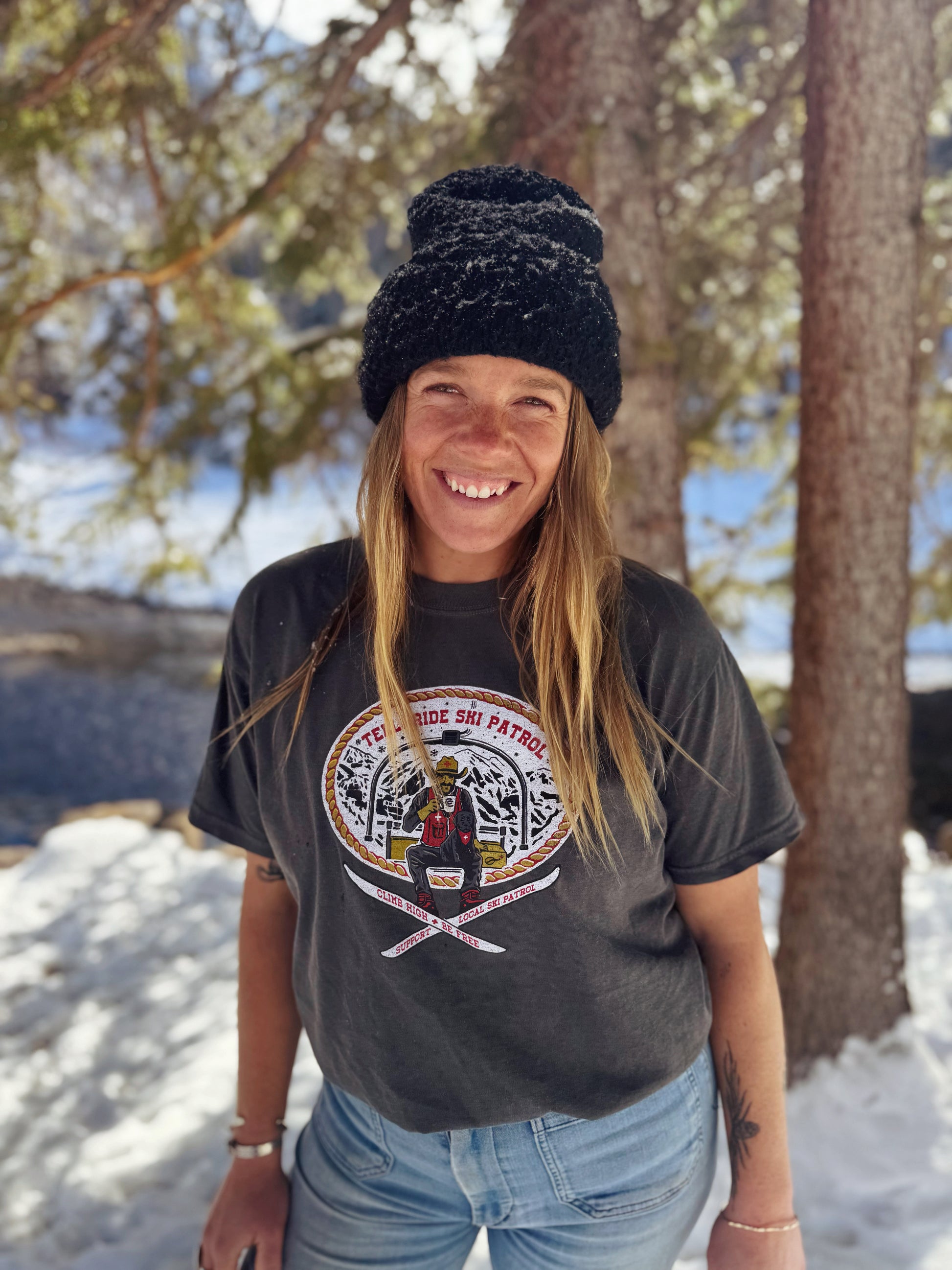 Ski Patrol x CC Climb High Be Free Tee