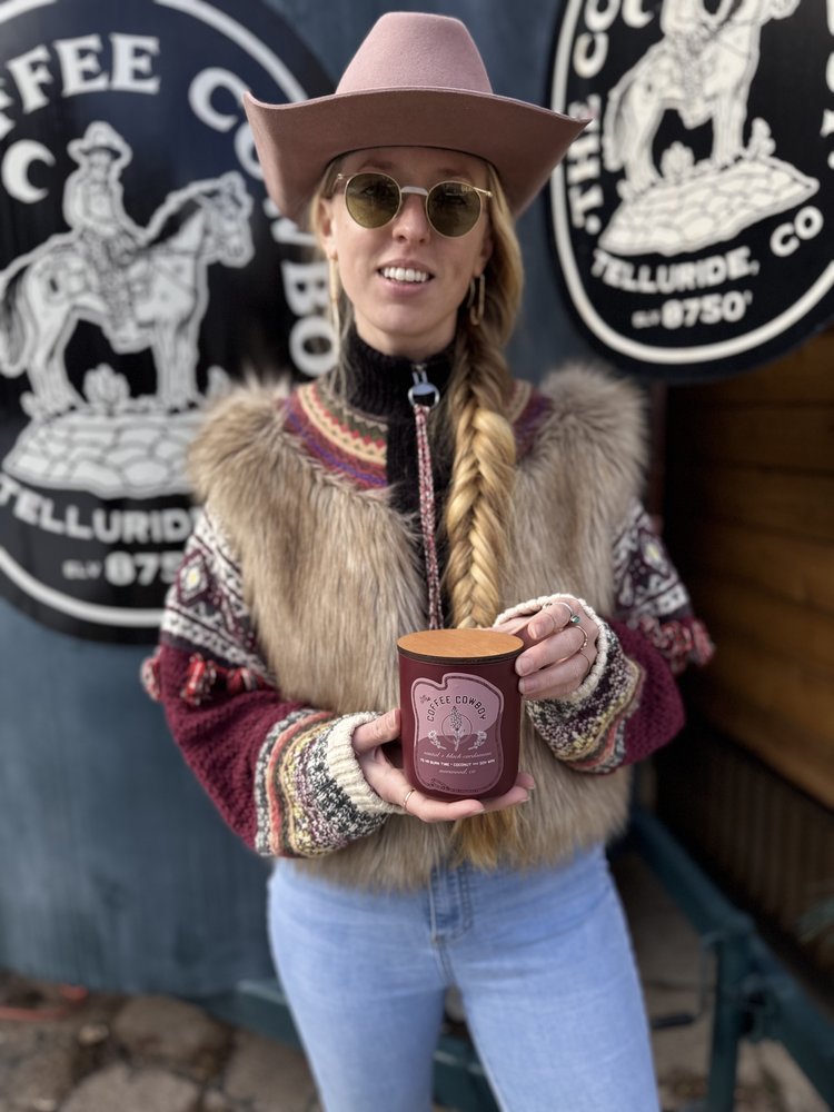 Coffee Cowboy x Mesa Rose Farms Candle: Santal & Black Cardamom