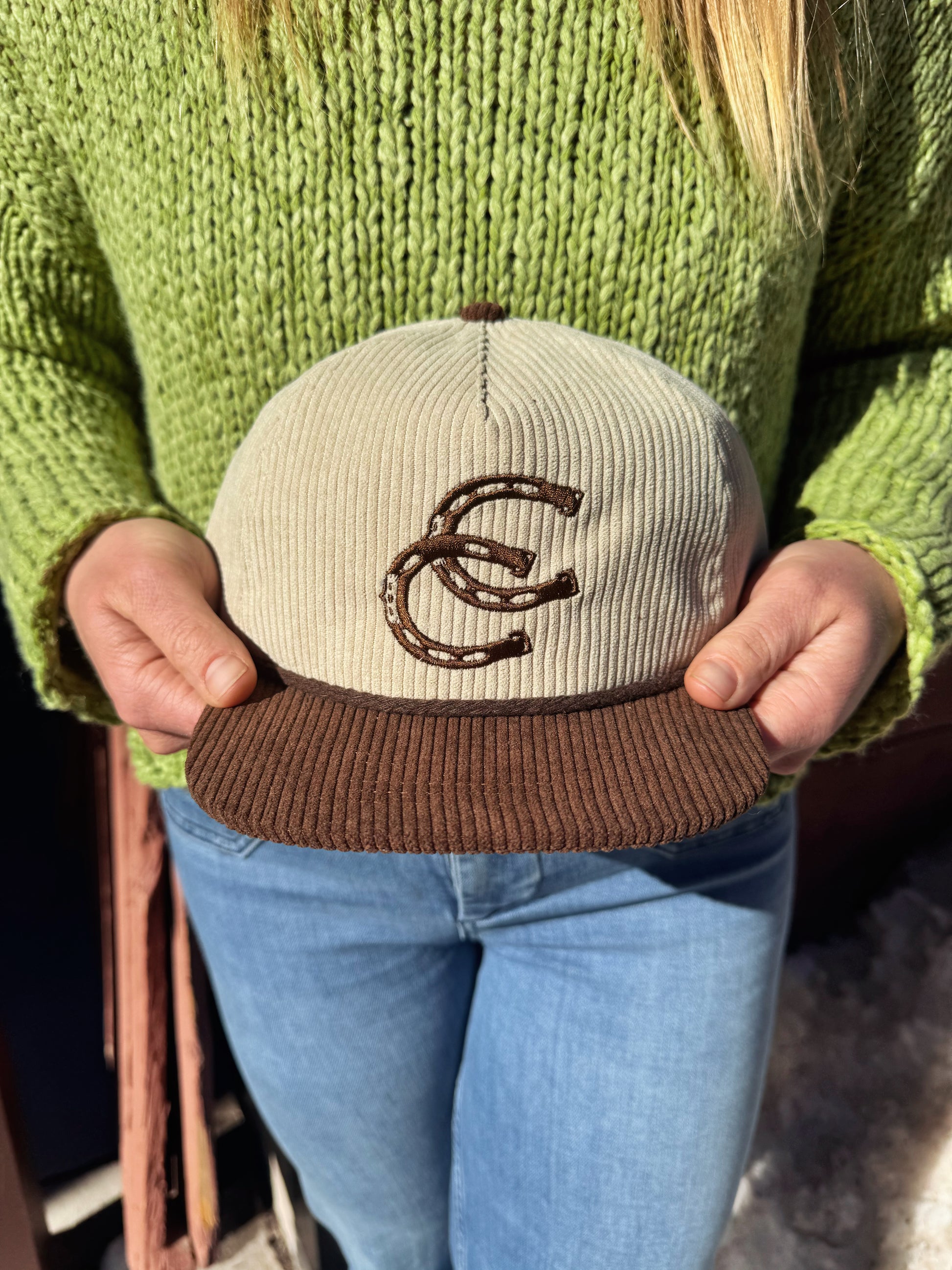 Two-Toned Lucky Horseshoe Hat