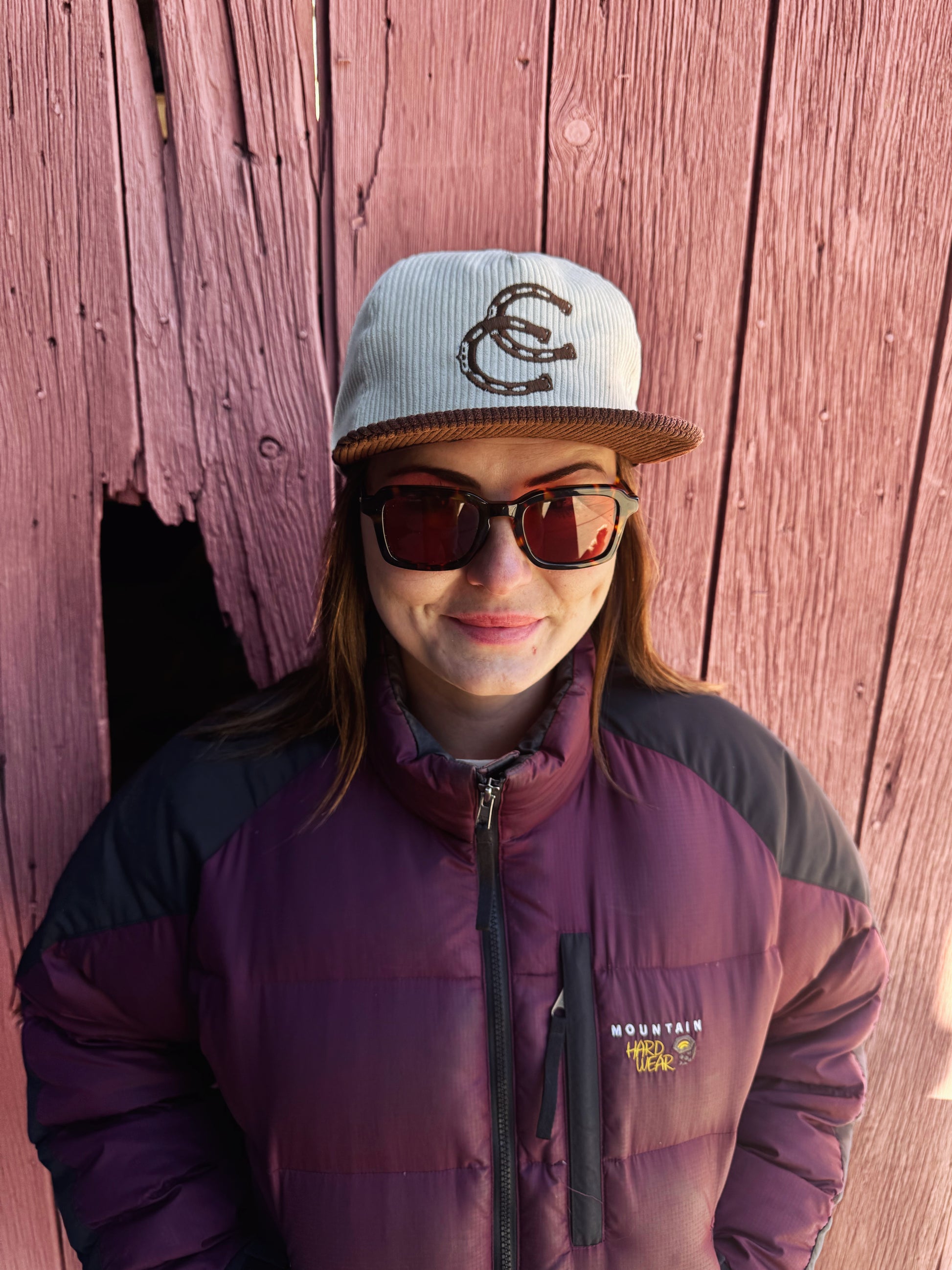 Two-Toned Lucky Horseshoe Hat