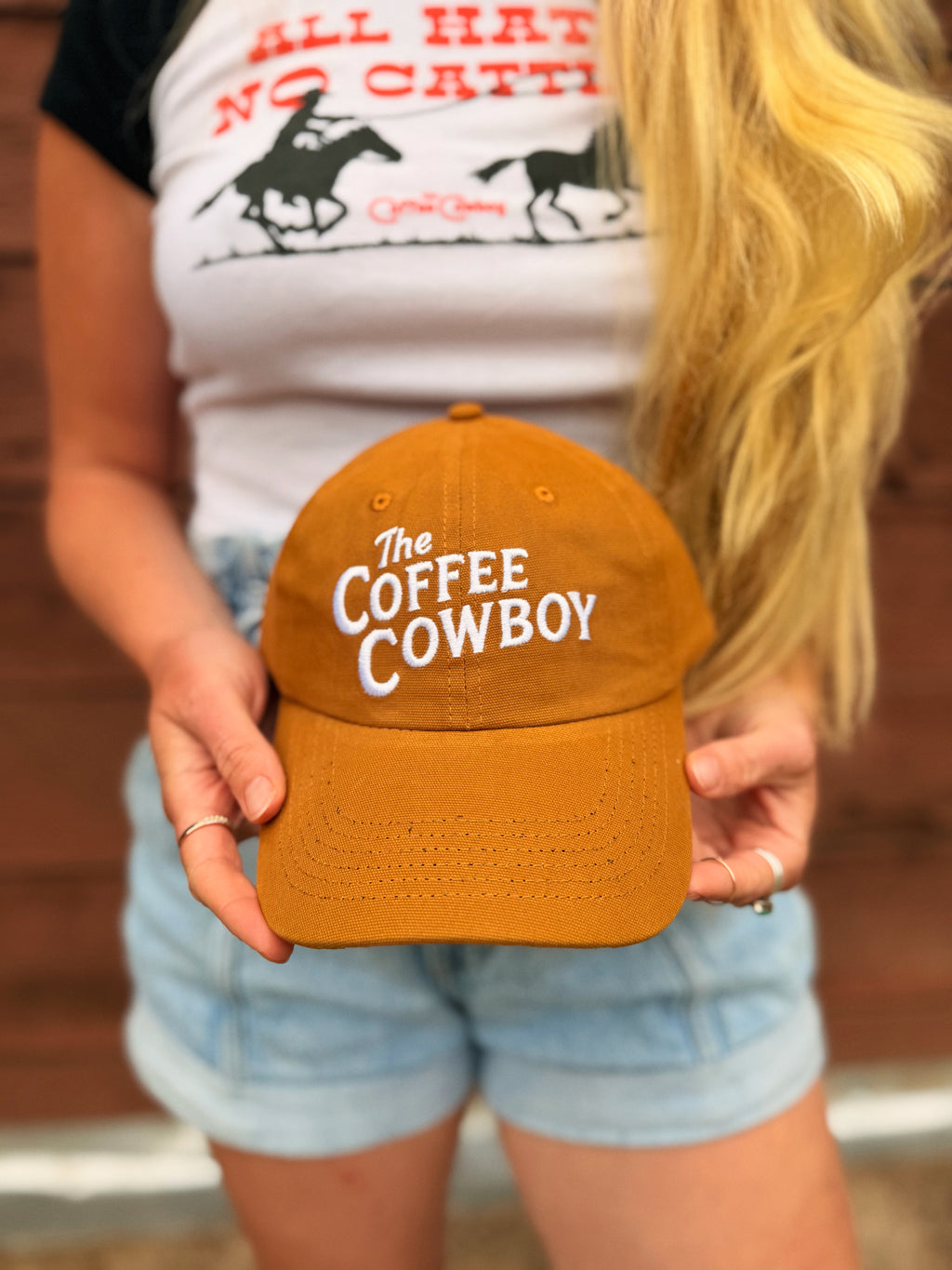 The Tan Brown Mom Hat