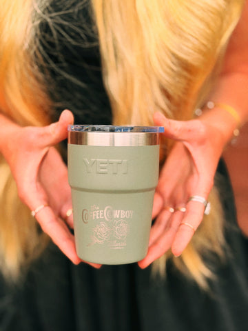 Yeti Cowboy Rambler 16oz - Pampas Green