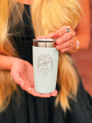 Yeti Cowboy Rambler 10oz - Ridgeline Blue