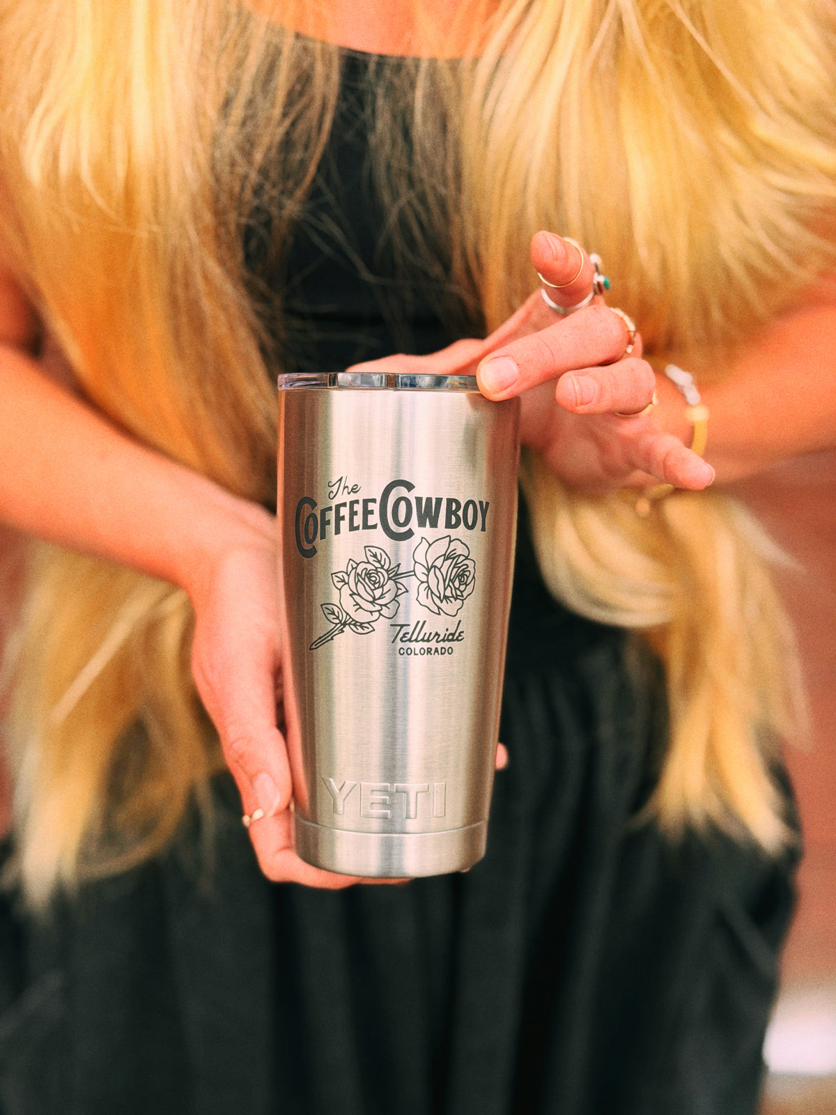 Yeti Cowboy Rambler 20oz - Stainless Steel
