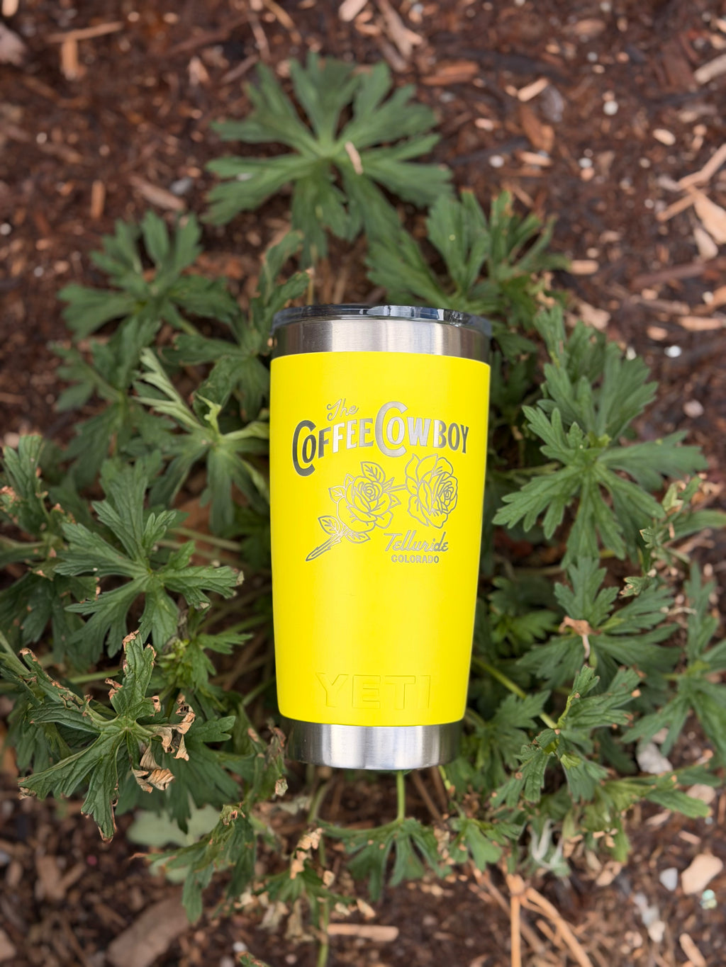 Yeti Cowboy Rambler 20oz - Firefly Yellow