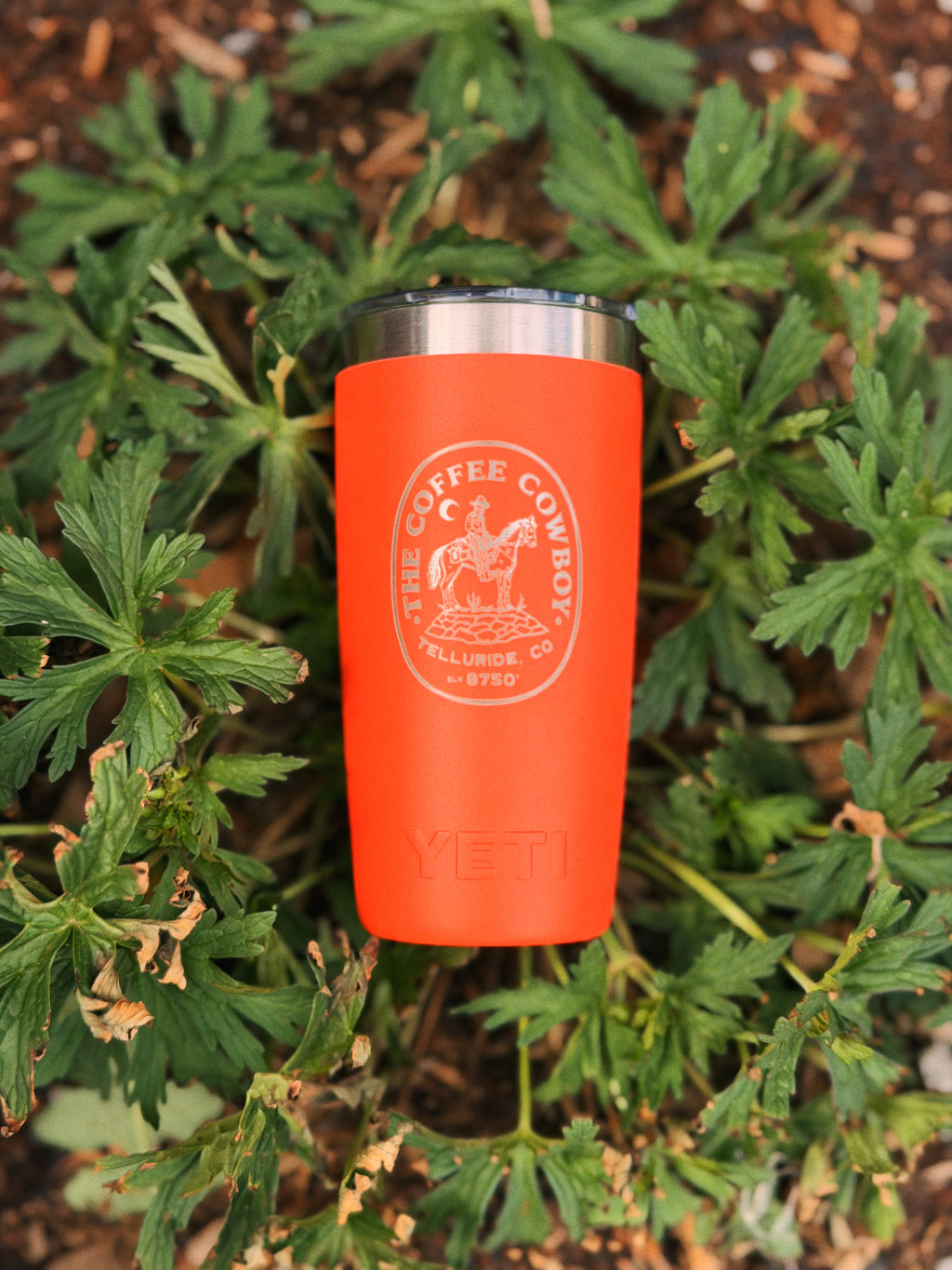 Yeti Cowboy Rambler 10oz - Papaya Orange